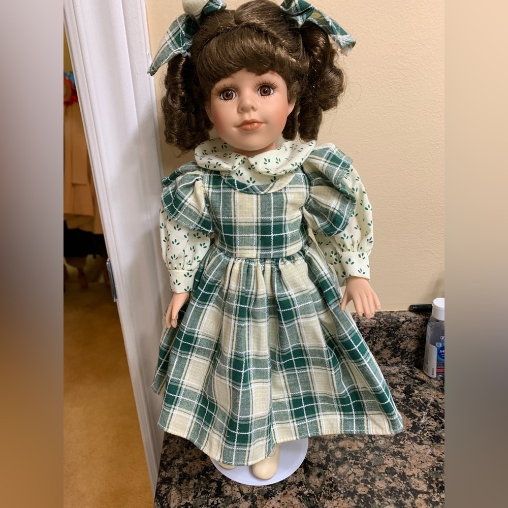 Southern Bell Collectable Doll with removable metal stand